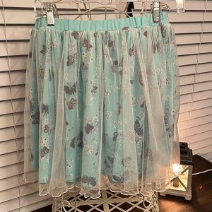 Disney Cinderella butterfly skirt, size 16.